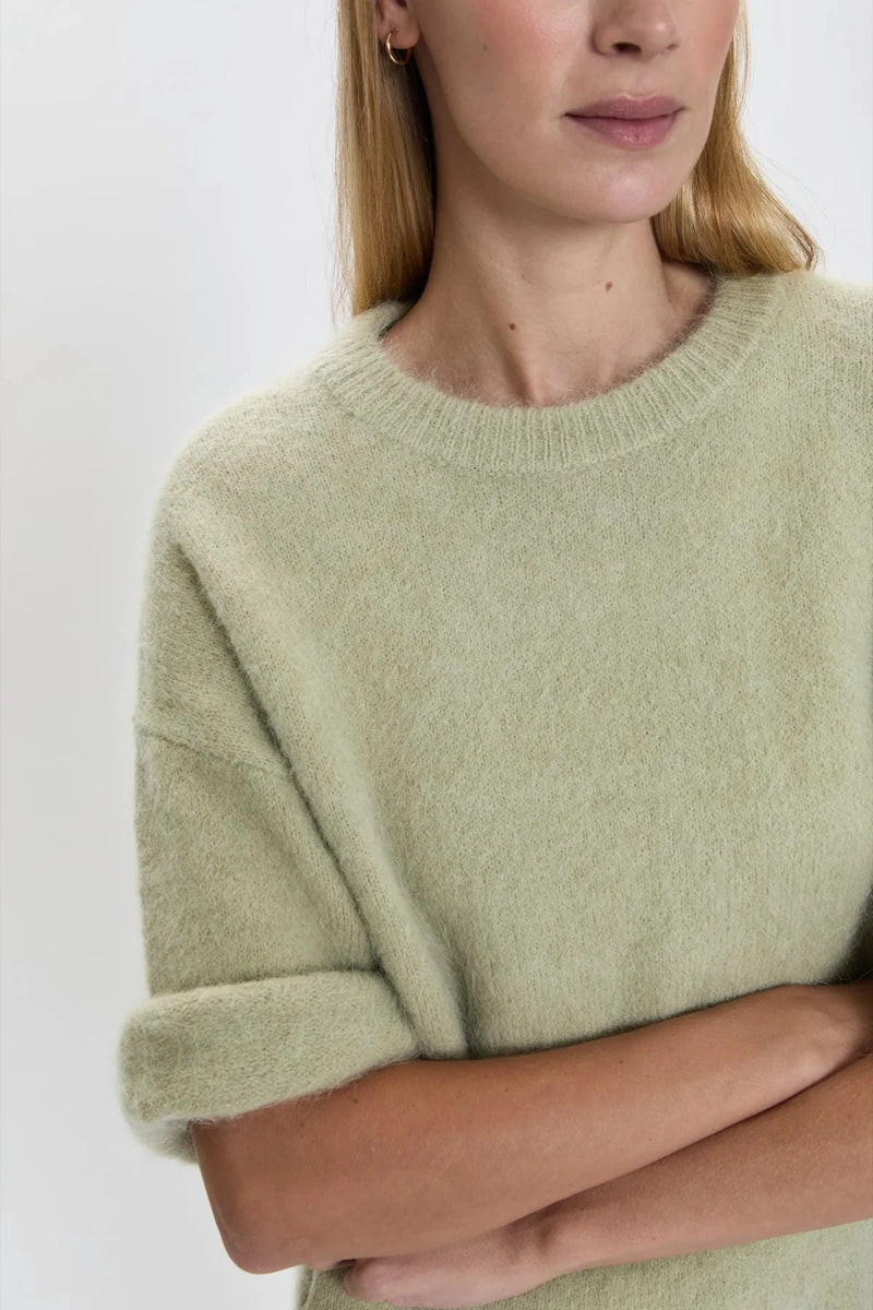 Pistola Sweater Micah Sweater Tee, Pistachio Soho-Boutique