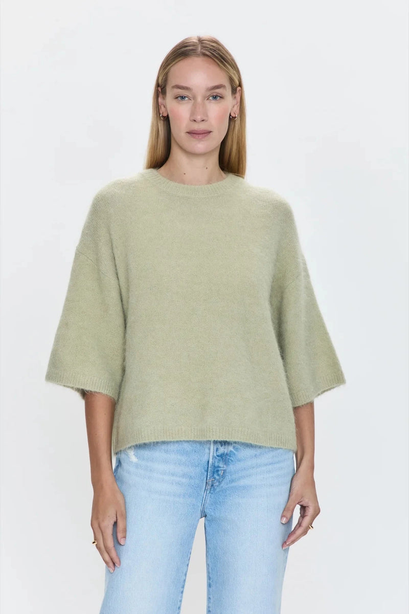 Pistola Sweater Micah Sweater Tee, Pistachio Soho-Boutique