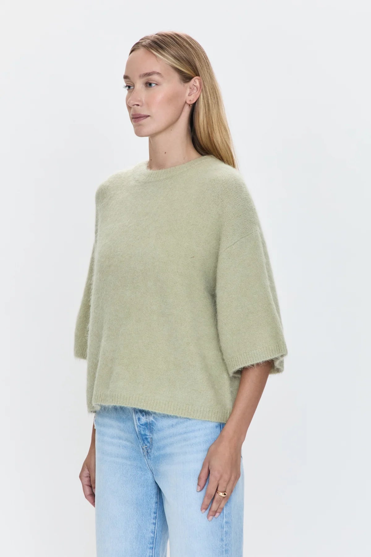 Pistola Sweater Micah Sweater Tee, Pistachio Soho-Boutique