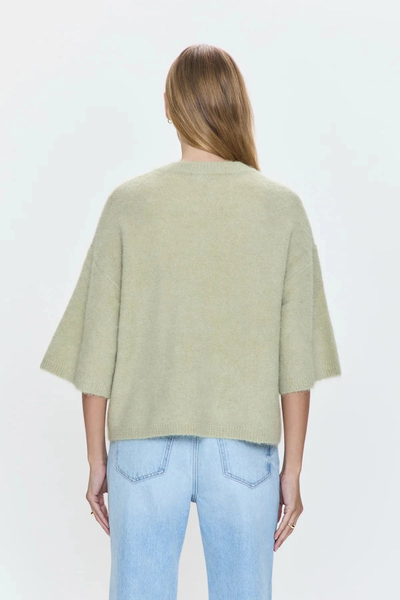 Pistola Sweater Micah Sweater Tee, Pistachio Soho-Boutique