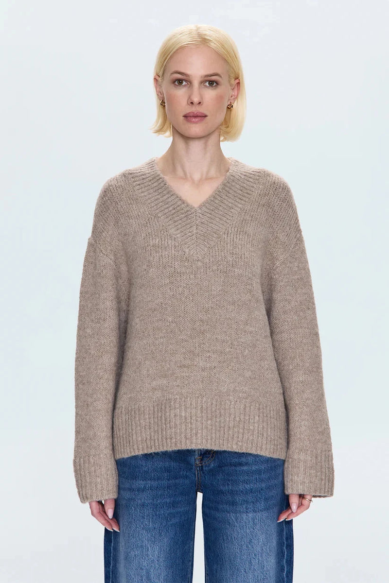 Pistola Sweater Talia Sweater, Taupe Soho-Boutique