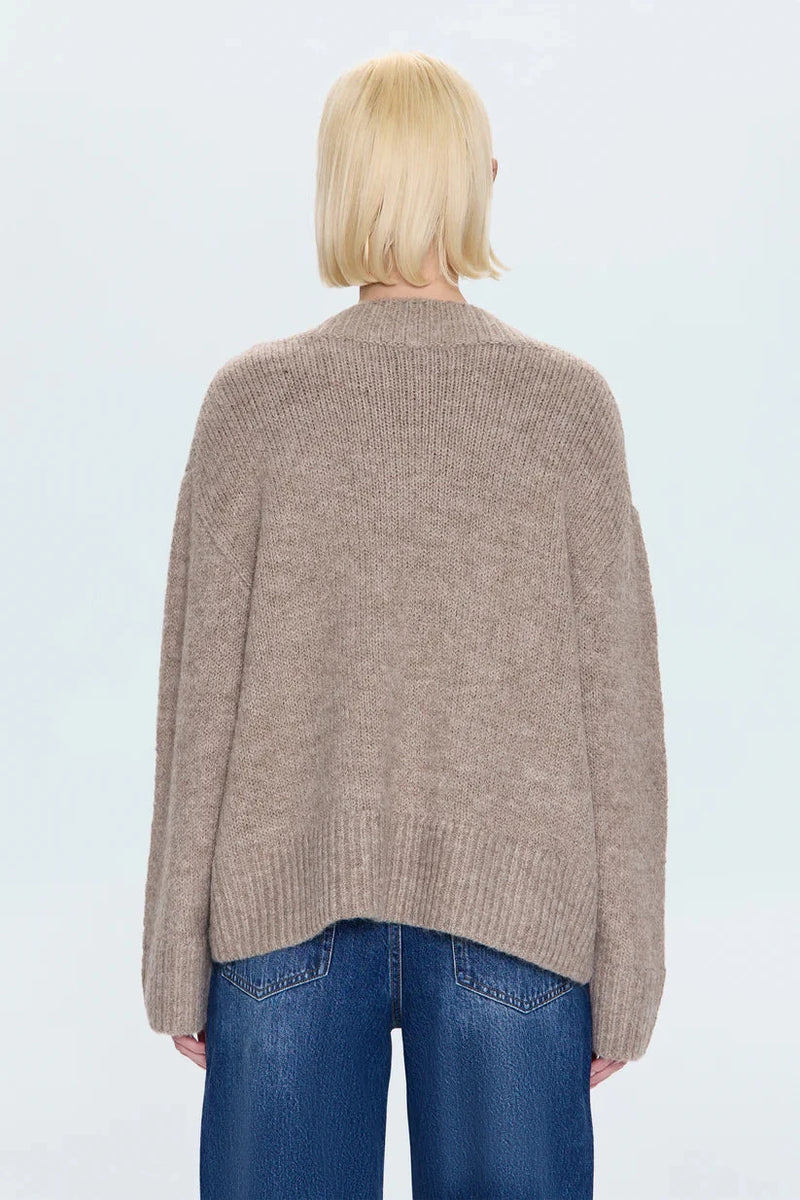 Pistola Sweater Talia Sweater, Taupe Soho-Boutique