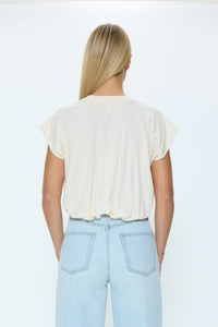 Pistola T-Shirt Millie Bubble Tee, Le Blanc Soho-Boutique