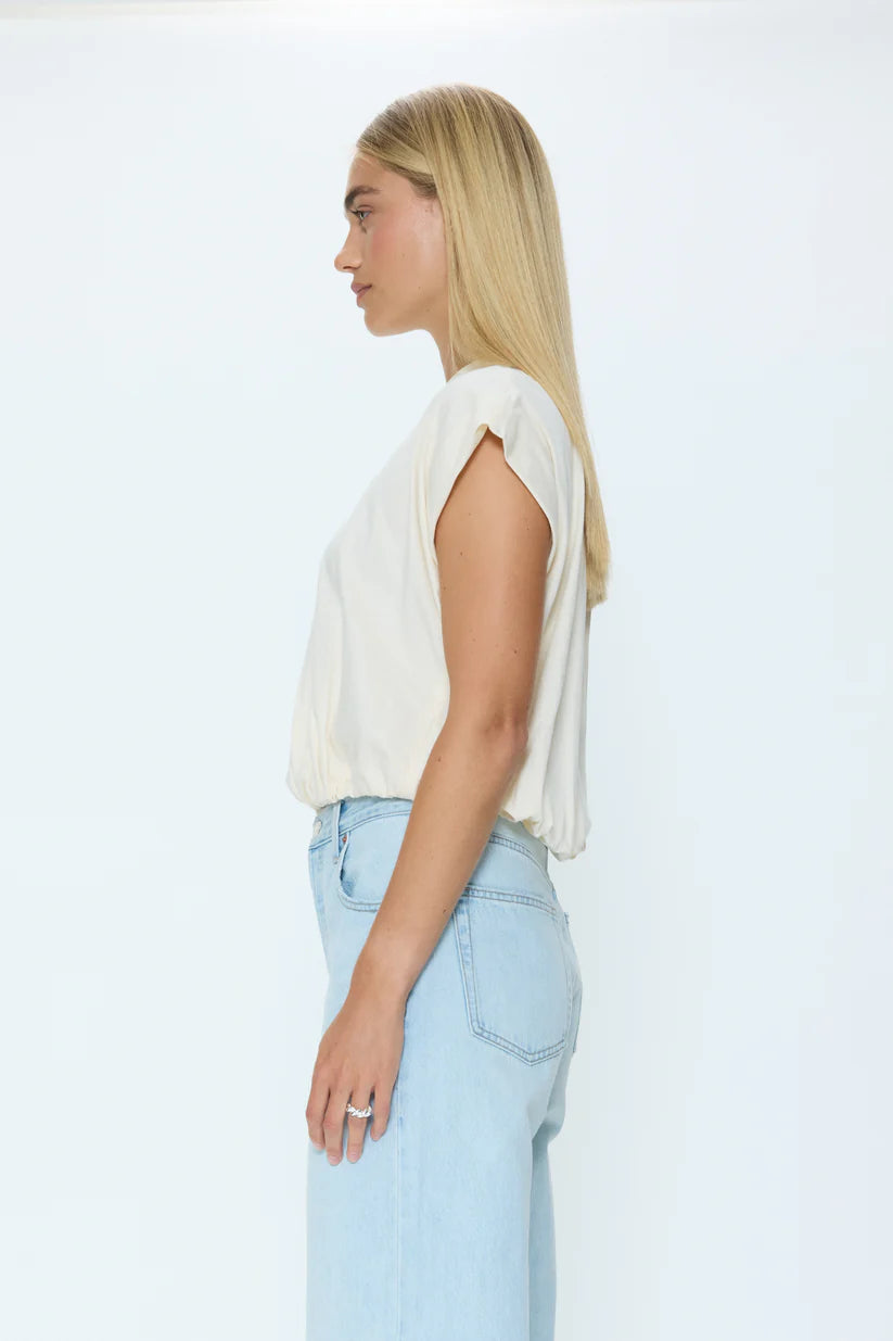 Pistola T-Shirt Millie Bubble Tee, Le Blanc Soho-Boutique