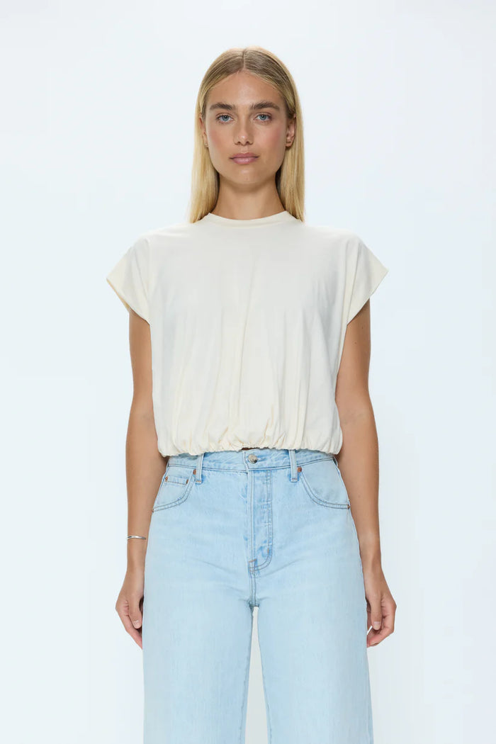 Pistola T-Shirt Millie Bubble Tee, Le Blanc Soho-Boutique