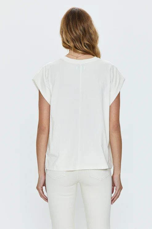 Pistola T-Shirt Trina Muscle Tee, White Sand Soho-Boutique