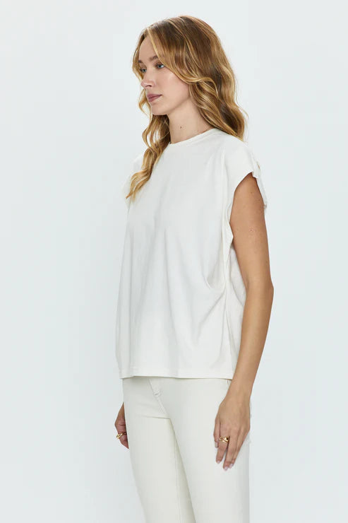 Pistola T-Shirt Trina Muscle Tee, White Sand Soho-Boutique
