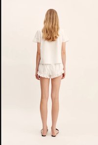 POSSE Blouse Ezra Blouse, Vintage White Soho-Boutique