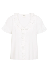 POSSE Blouse Ezra Blouse, Vintage White Soho-Boutique