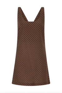 POSSE Dress Evie Mini Dress, Chocolate Vanilla Polka Dot Soho-Boutique