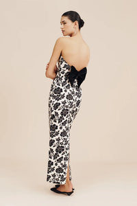 POSSE Dress Romeo Strapless Dress, Noir Bloom Soho-Boutique