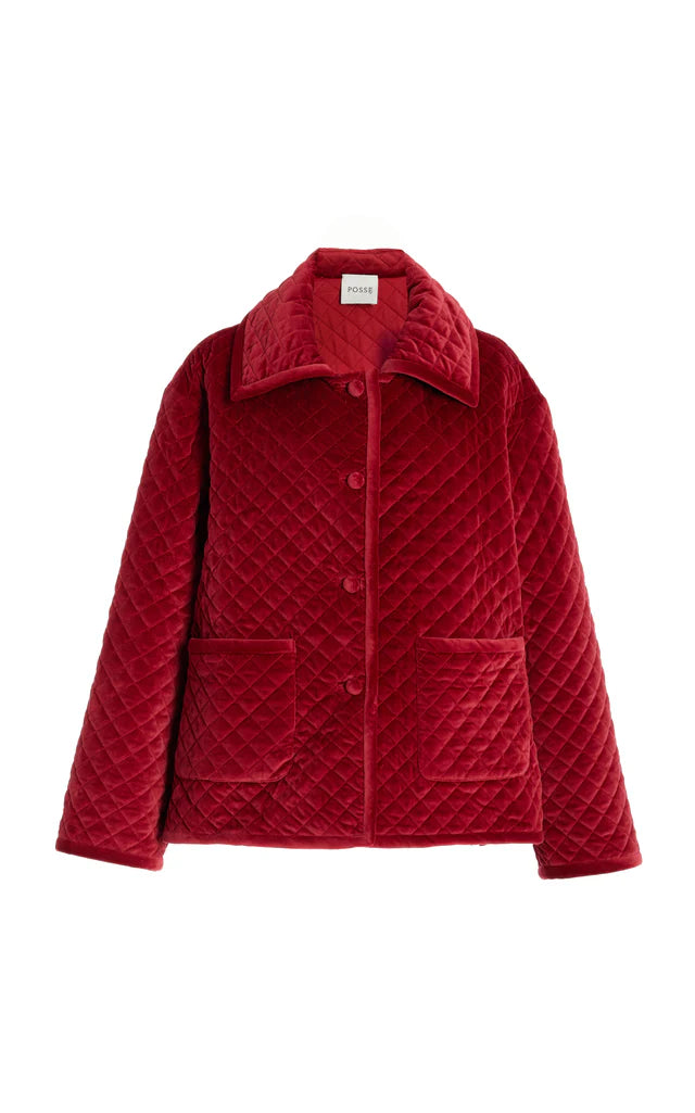 Marley Jacket, Deep Red