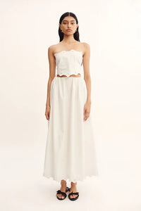 POSSE Skirt Antoinette Skirt, Vintage White Soho-Boutique