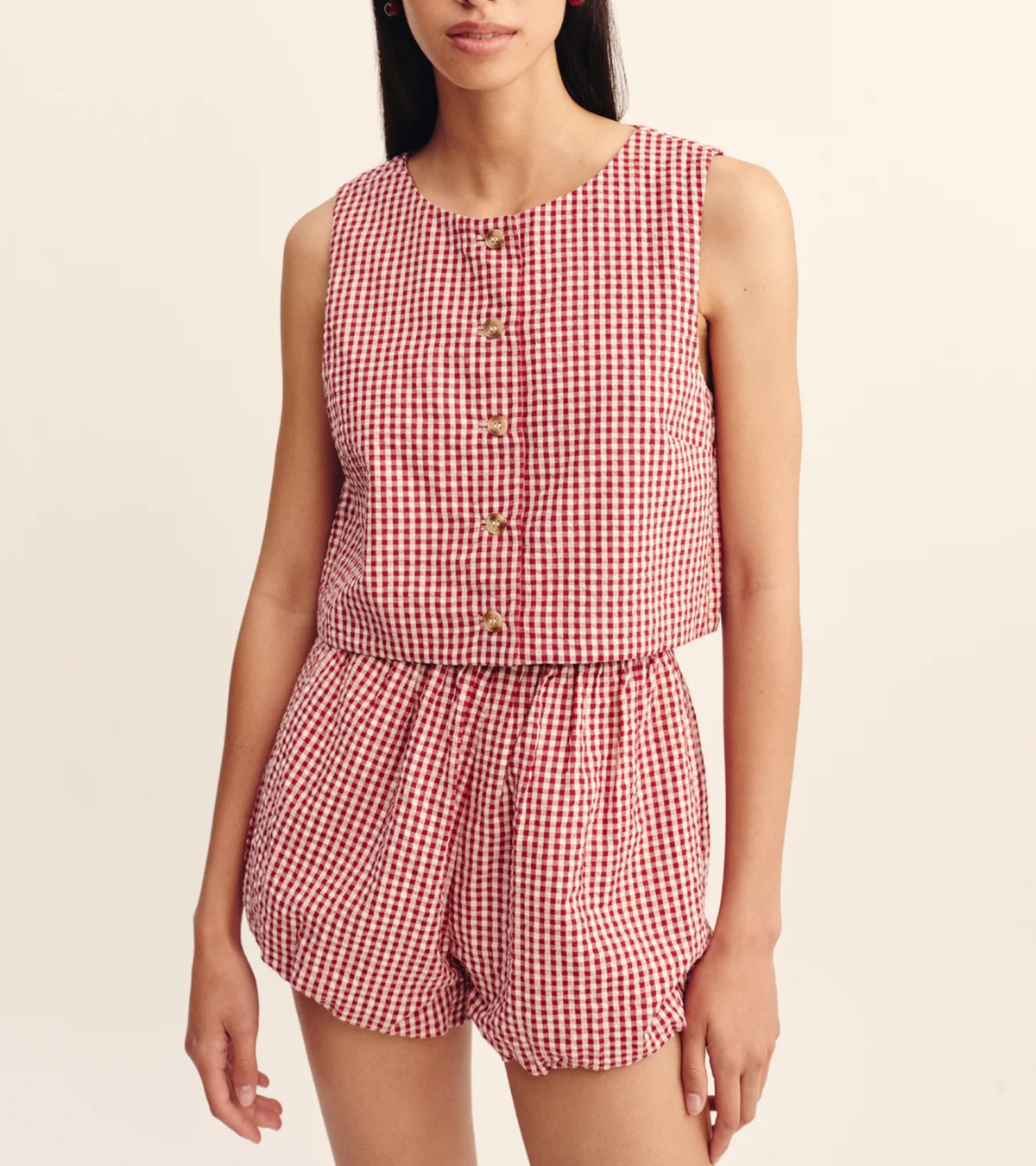 POSSE Top Rio Top, Red Gingham Soho-Boutique