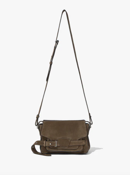 Proenza Schouler Bag Beacon Saddle Bag Suede, Teak Soho-Boutique