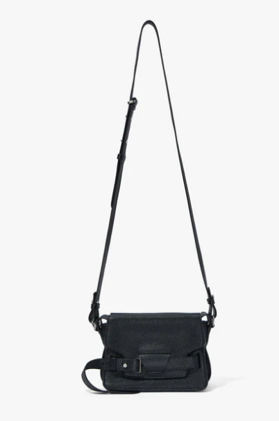 Proenza Schouler Bag Small Beacon Saddle Bag, Black Soho-Boutique