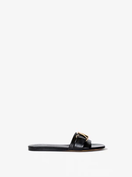 Proenza Schouler Shoes Monogram Slide Sandals, Black Soho-Boutique