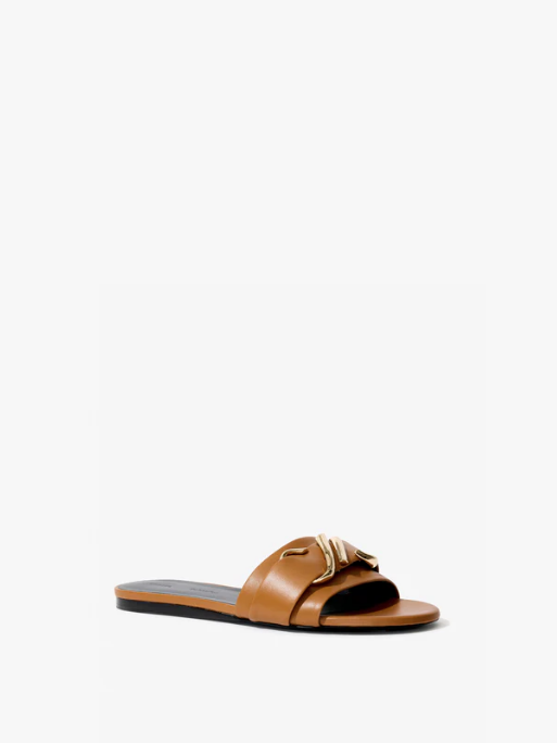 Proenza Schouler Shoes Monogram Slide Sandals, Terracotta Soho-Boutique