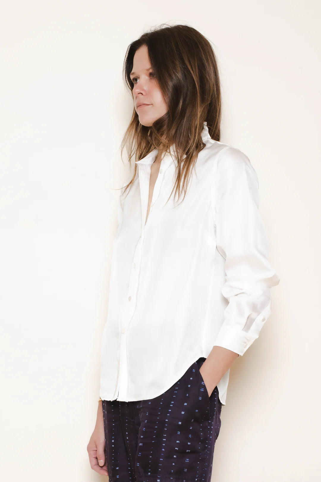 Raquel Allegra Blouse Odesza Blouse, Ivory Soho-Boutique