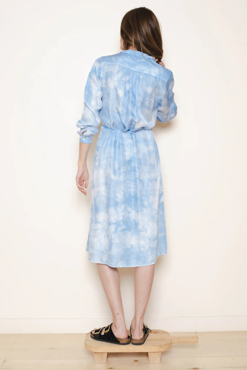 Raquel Allegra Dresses Linnfield Dress, Periwinkle Cloud Soho-Boutique