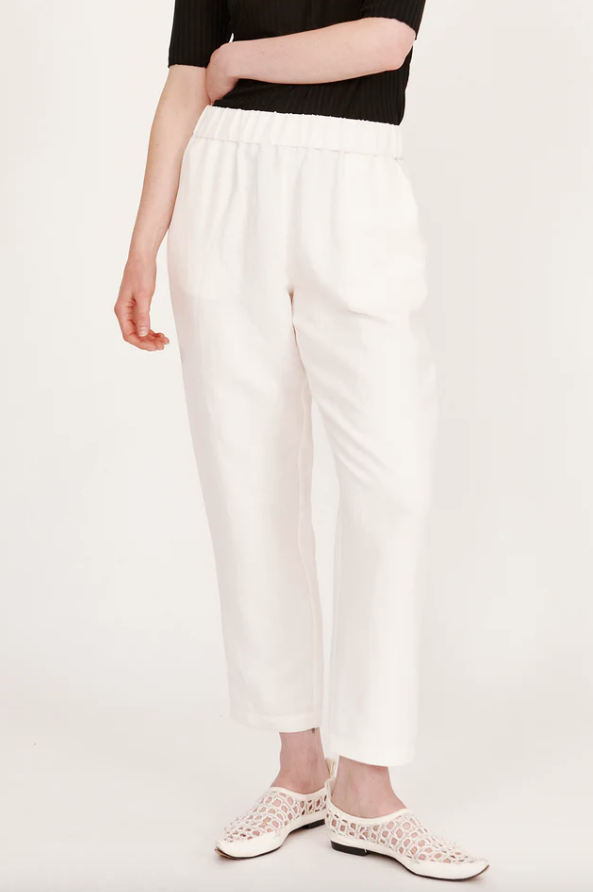 Raquel Allegra Pant Fez Pant, Washed White Soho-Boutique