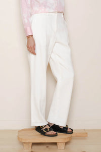 Raquel Allegra Pant Maison Pant, Washed White Soho-Boutique