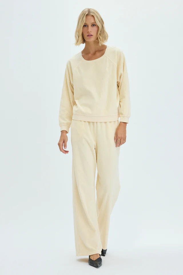 Raquel Allegra Pants Lux Tracker, Velour Sand Soho-Boutique