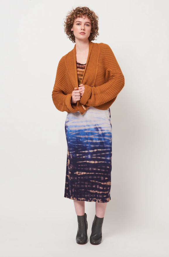 Raquel Allegra Sweater Aster Cardigan, Marigold Soho-Boutique