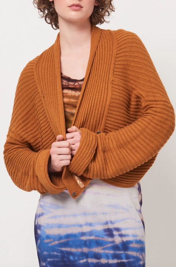 Raquel Allegra Sweater Aster Cardigan, Marigold Soho-Boutique