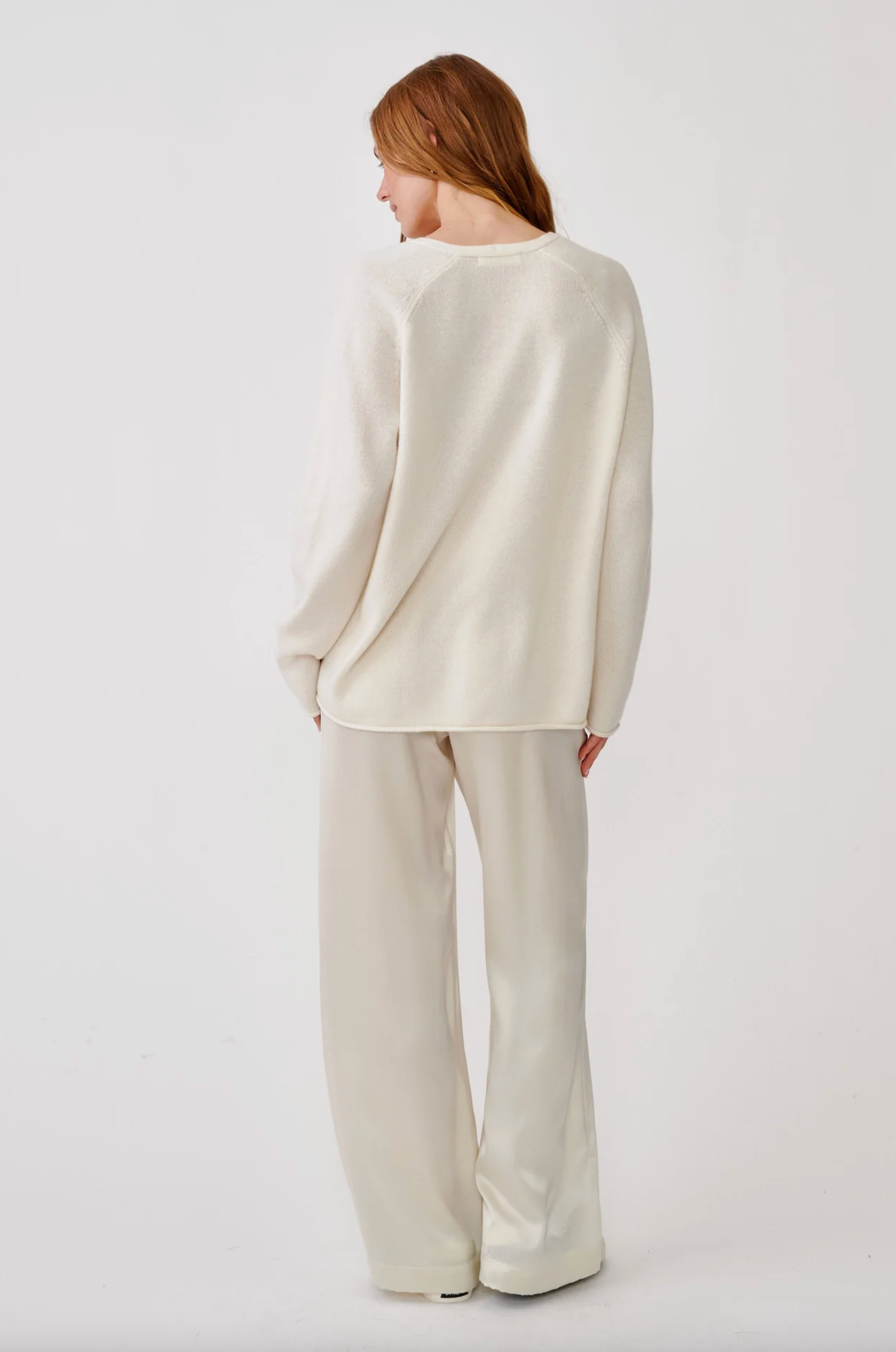 SABLYN Cardigan Samson Relaxed Saddle Raglan Cardigan, Gardenia Soho-Boutique