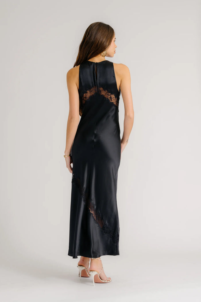 SABLYN Dress Isadora High Neck Dress, Black Soho-Boutique