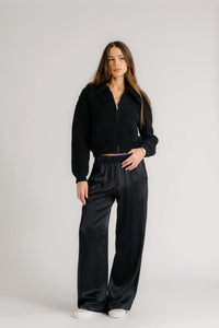 SABLYN Pant Brynn Silk Pant, Black Soho-Boutique