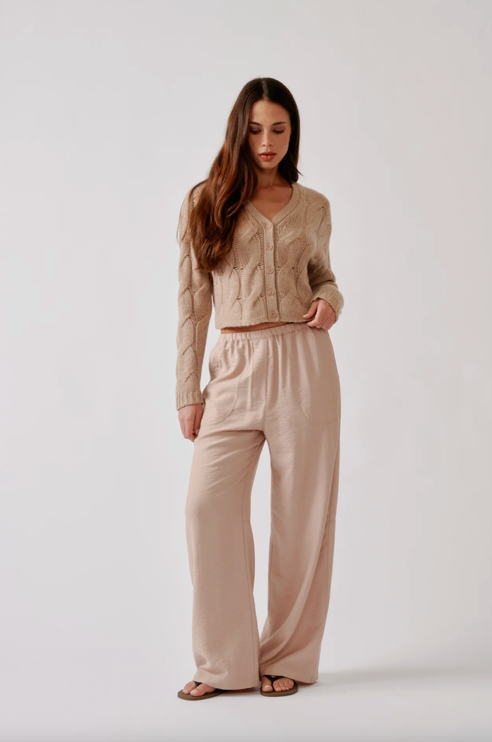 SABLYN Pant Lenon B Utility Pull On Pant, Dune Soho-Boutique