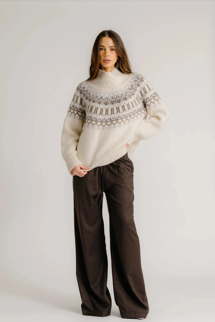 SABLYN Pants Gemma Pull on Straight Pant, Chocolate Soho-Boutique