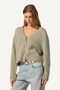 SABLYN Sweater Rae Relaxed Cardigan, Eucalyptus Soho-Boutique