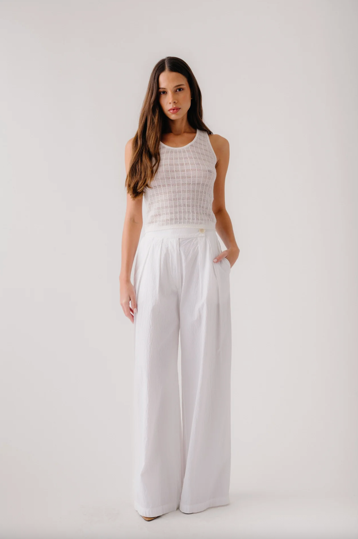 SABLYN Tank Cordelia Scooped Neck Tank, Gardenia Soho-Boutique
