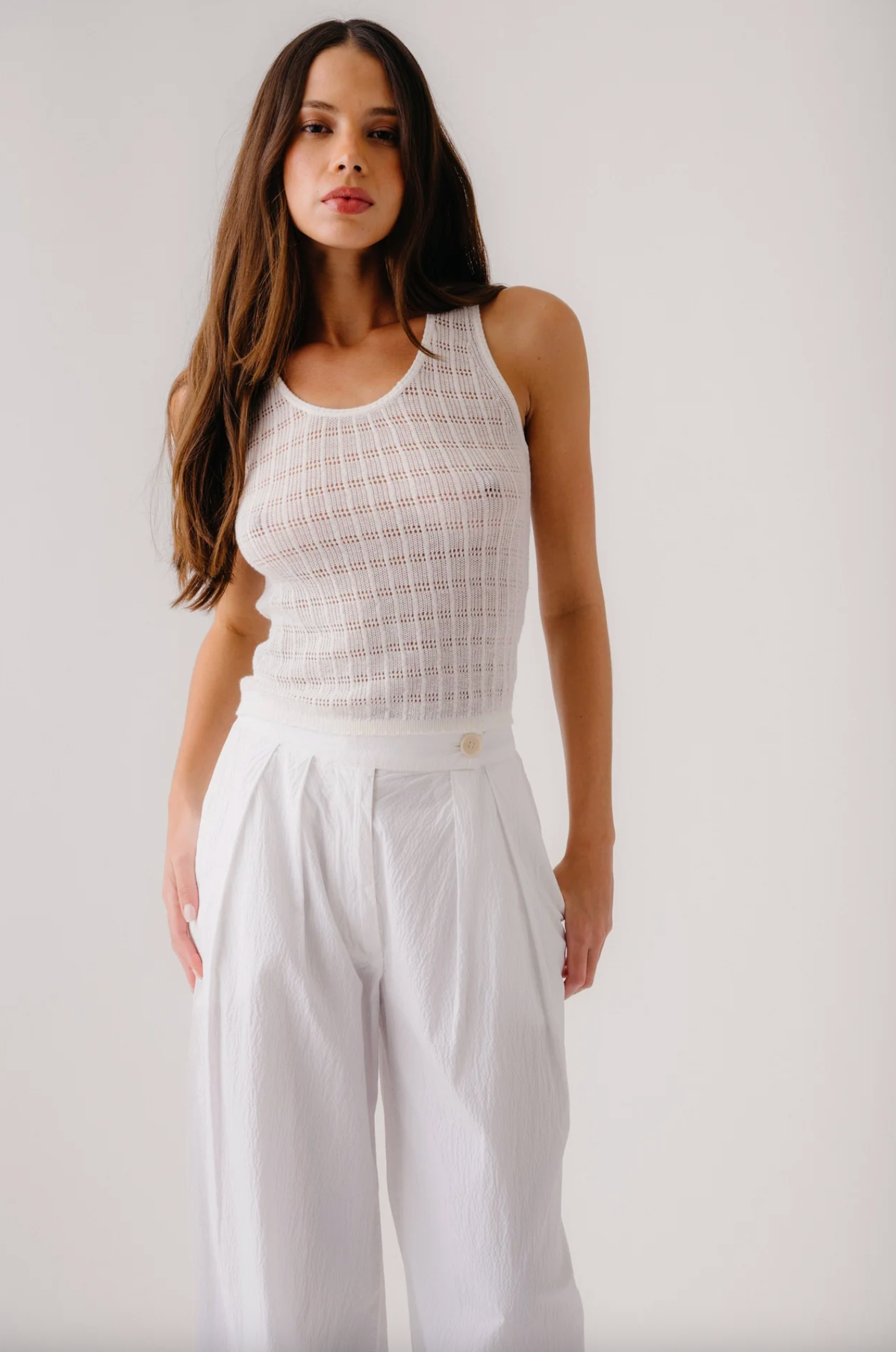 SABLYN Tank Cordelia Scooped Neck Tank, Gardenia Soho-Boutique