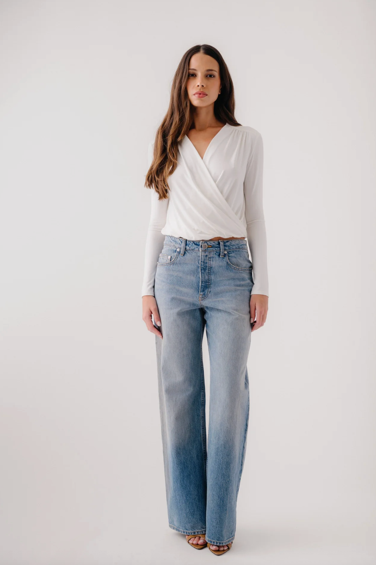 SABLYN Top Cadiz Wrap Shirt, Gardenia Soho-Boutique