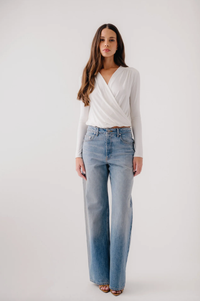 SABLYN Top Cadiz Wrap Shirt, Gardenia Soho-Boutique