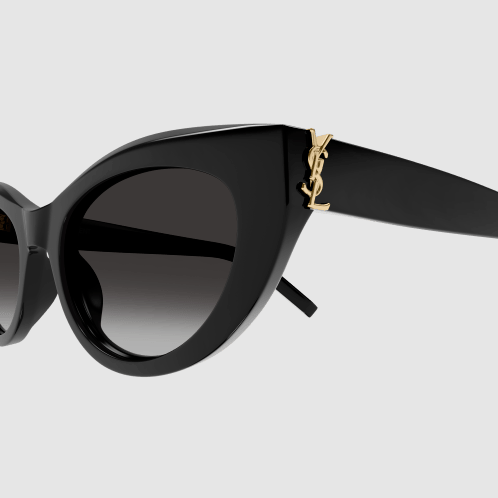 Saint Laurent Sunglasses Saint Laurent Monogram Cat Eye, Black Soho-Boutique