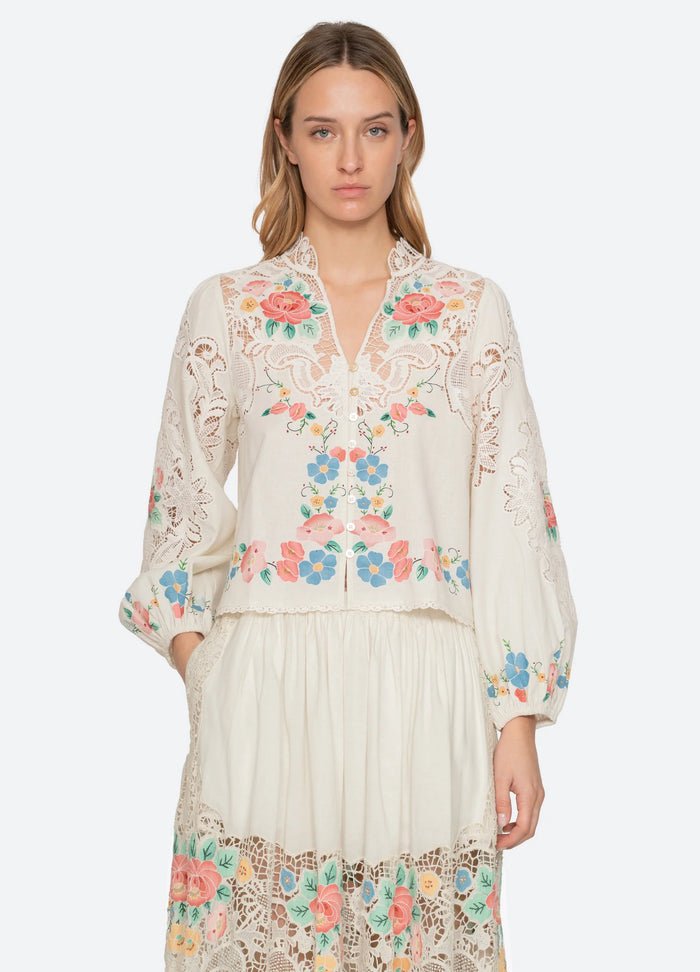 Sea New York Blouse Astrid Blouse, Multi Soho-Boutique