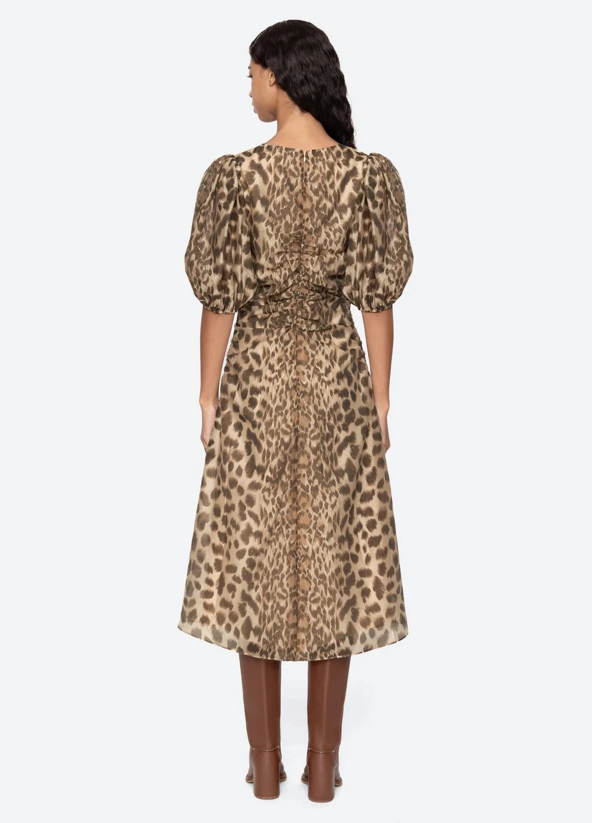 Sea New York Dress Claude Dress, Leopard Print Soho-Boutique