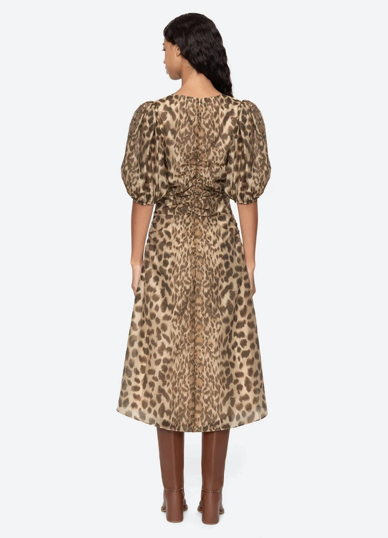 Sea New York Dress Claude Dress, Leopard Print Soho-Boutique