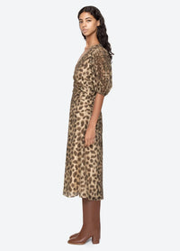 Sea New York Dress Claude Dress, Leopard Print Soho-Boutique