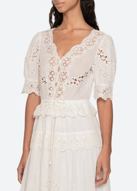 Sea New York Dress Sofia Dress, Cream Soho-Boutique