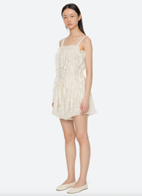 Sea New York Romper Alina Lace Romper, Cream Soho-Boutique