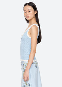 Sea New York Tank Georgia Tank, Blue Soho-Boutique