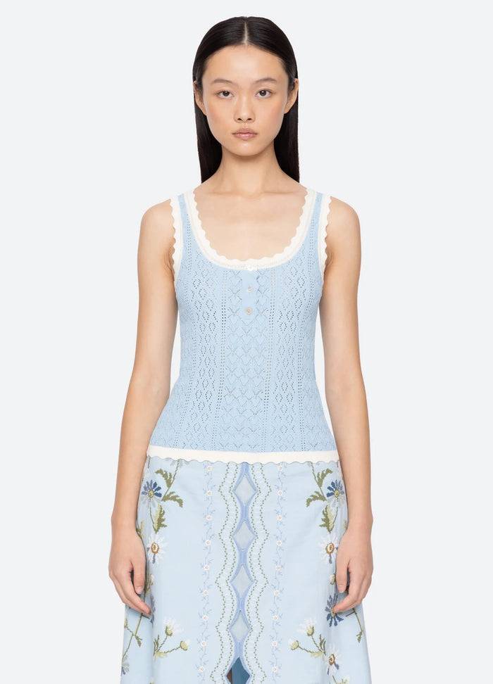 Sea New York Tank Georgia Tank, Blue Soho-Boutique
