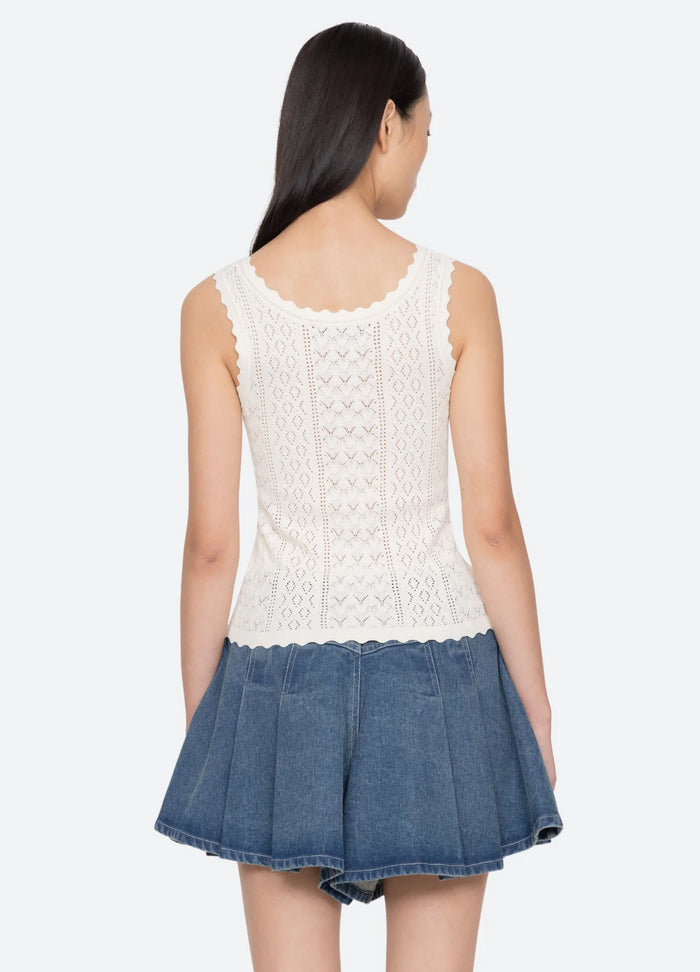 Sea New York Tank Georgia Tank, Cream Soho-Boutique