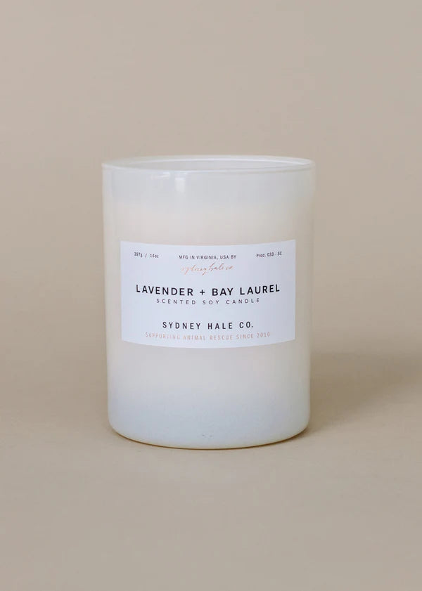 Sydney Hale Candle, Lavender + Bay Laurel